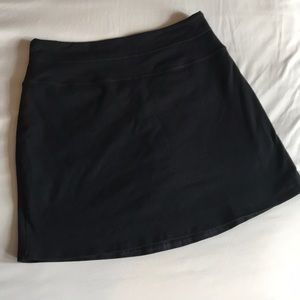 Black Athletic Skort with Tummy Control